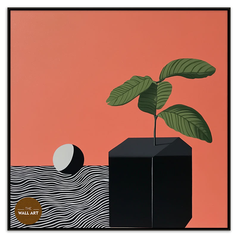 STILL LIFE OF CUBE AND FRUIT II