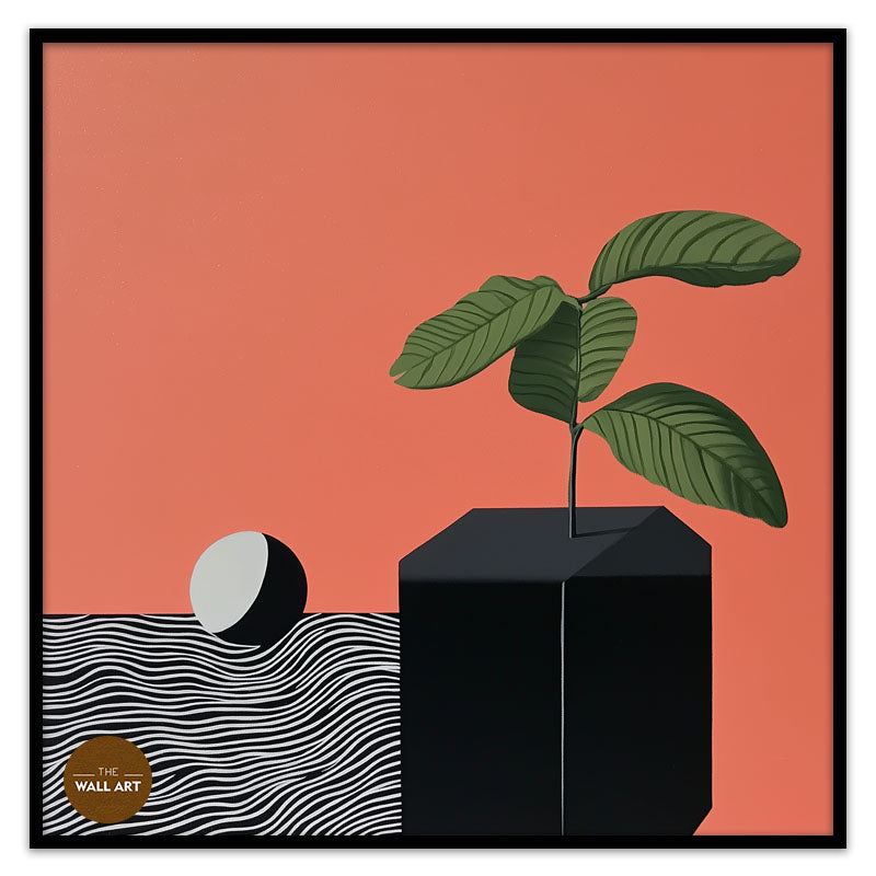 STILL LIFE OF CUBE AND FRUIT II