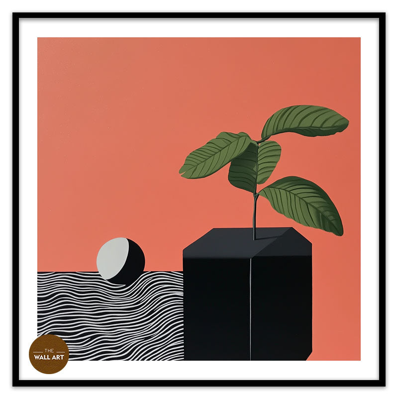 STILL LIFE OF CUBE AND FRUIT II