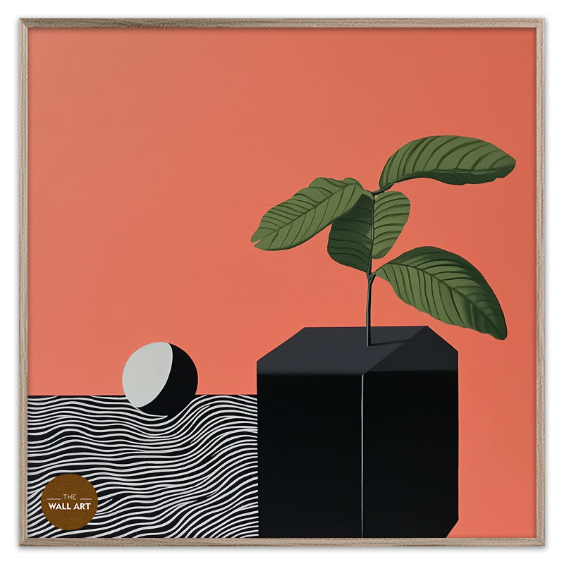 STILL LIFE OF CUBE AND FRUIT II