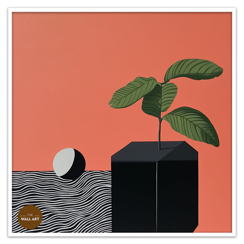 STILL LIFE OF CUBE AND FRUIT II