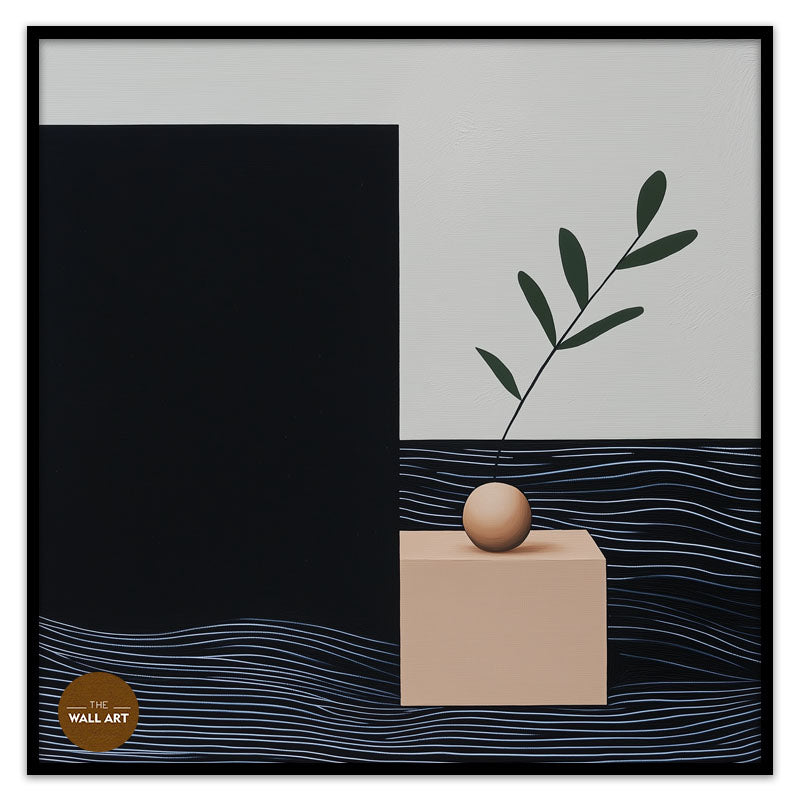 STILL LIFE OF CUBE AND FRUIT I