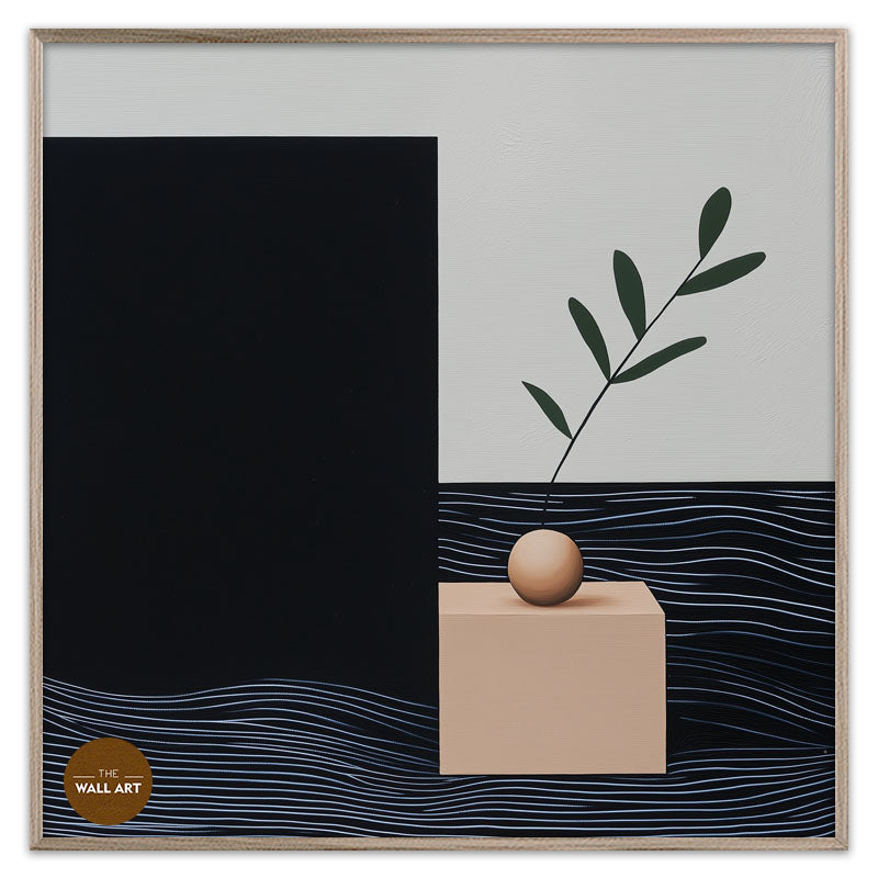STILL LIFE OF CUBE AND FRUIT I