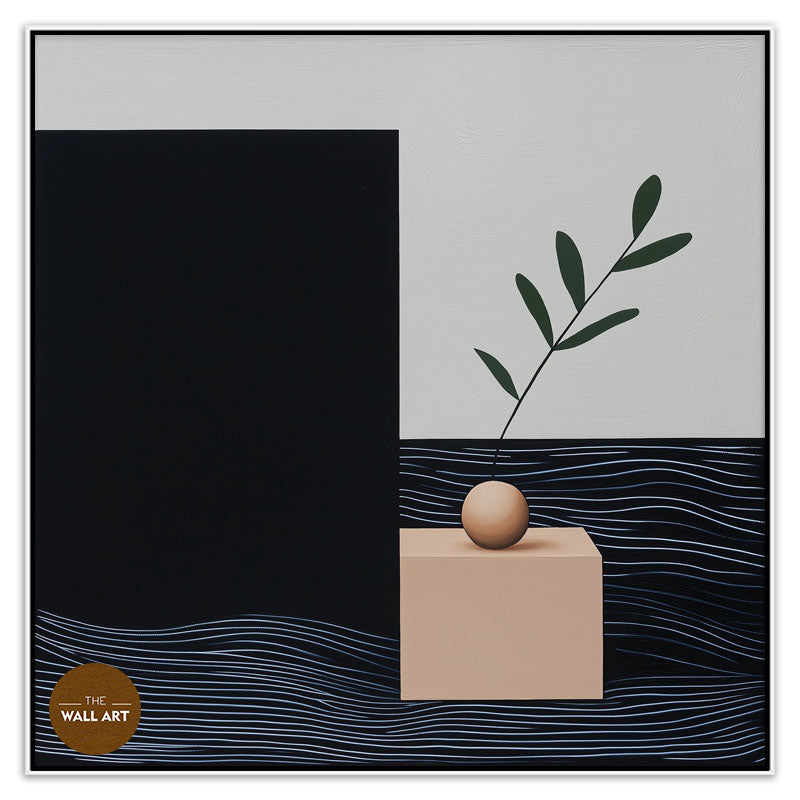 STILL LIFE OF CUBE AND FRUIT I