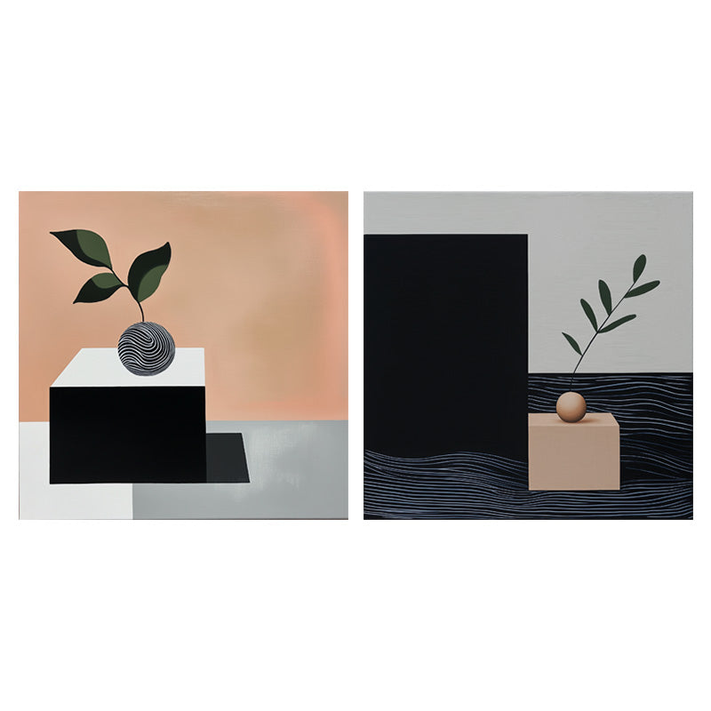 STILL LIFE OF CUBE AND FRUIT I_SETOF2_
