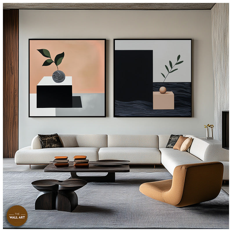 STILL LIFE OF CUBE AND FRUIT I_SETOF2_