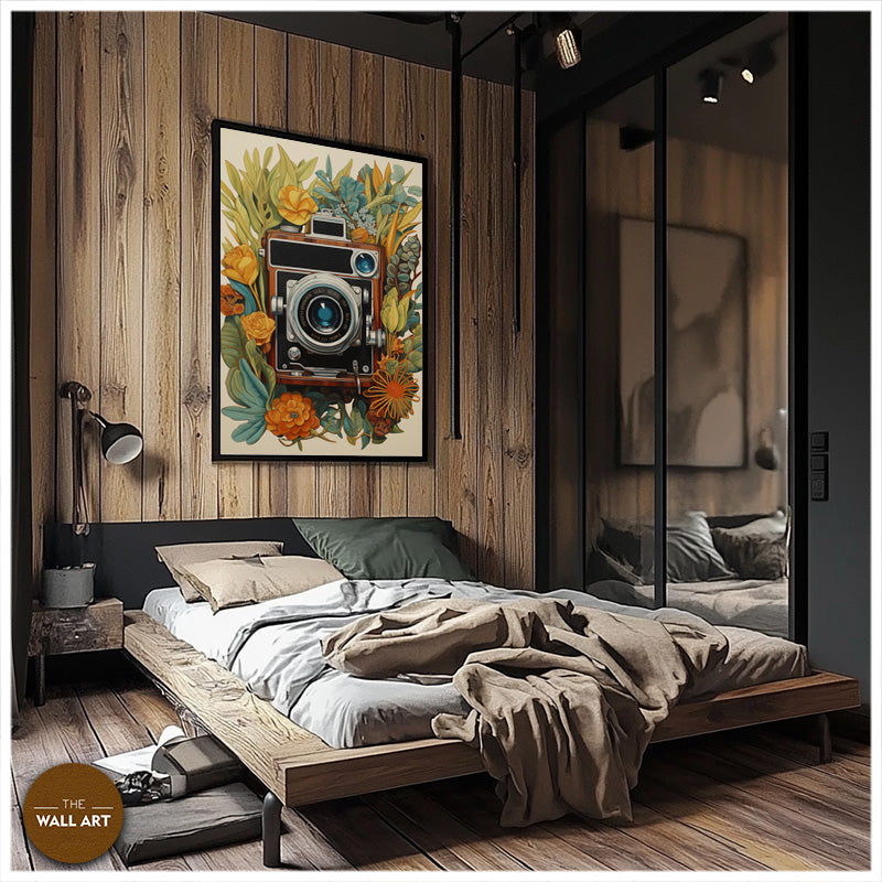 STILL LIFE OF FLOWER CAMERA