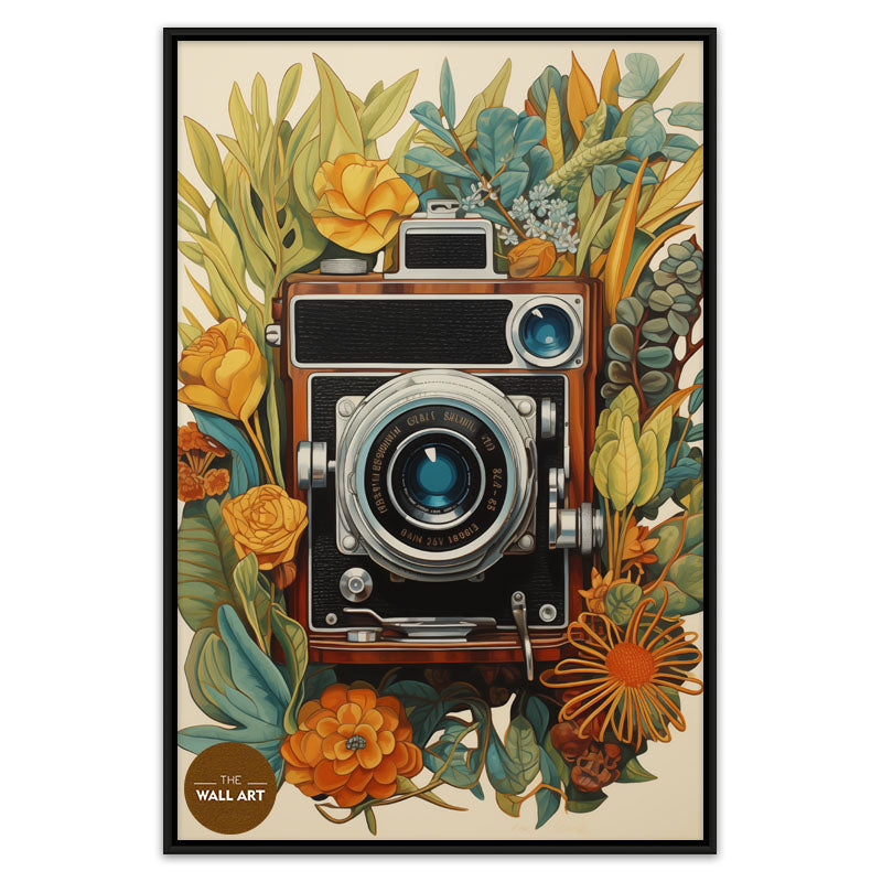 STILL LIFE OF FLOWER CAMERA