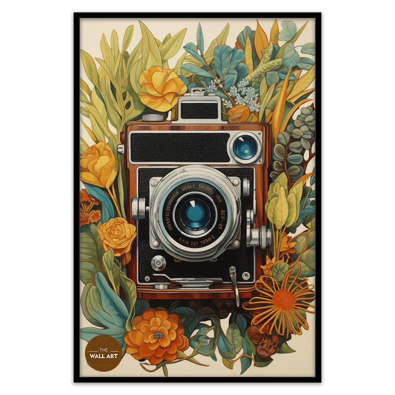 STILL LIFE OF FLOWER CAMERA