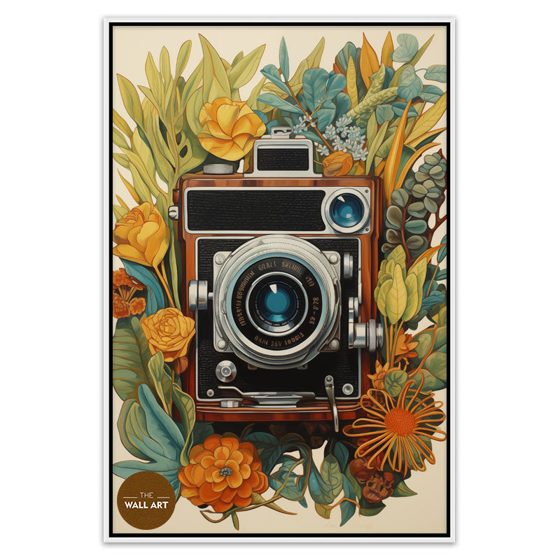 STILL LIFE OF FLOWER CAMERA