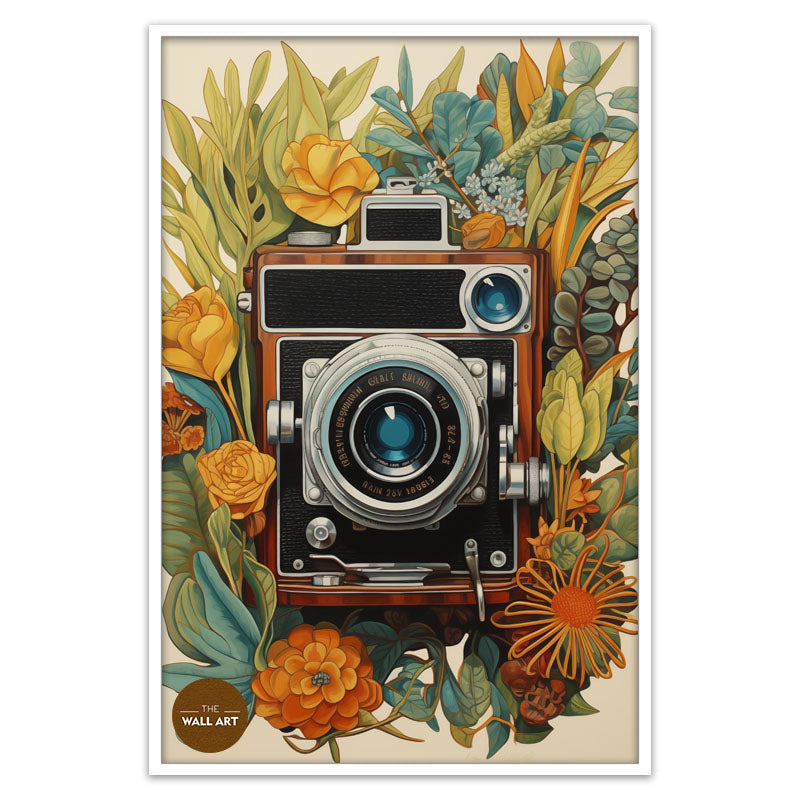 STILL LIFE OF FLOWER CAMERA