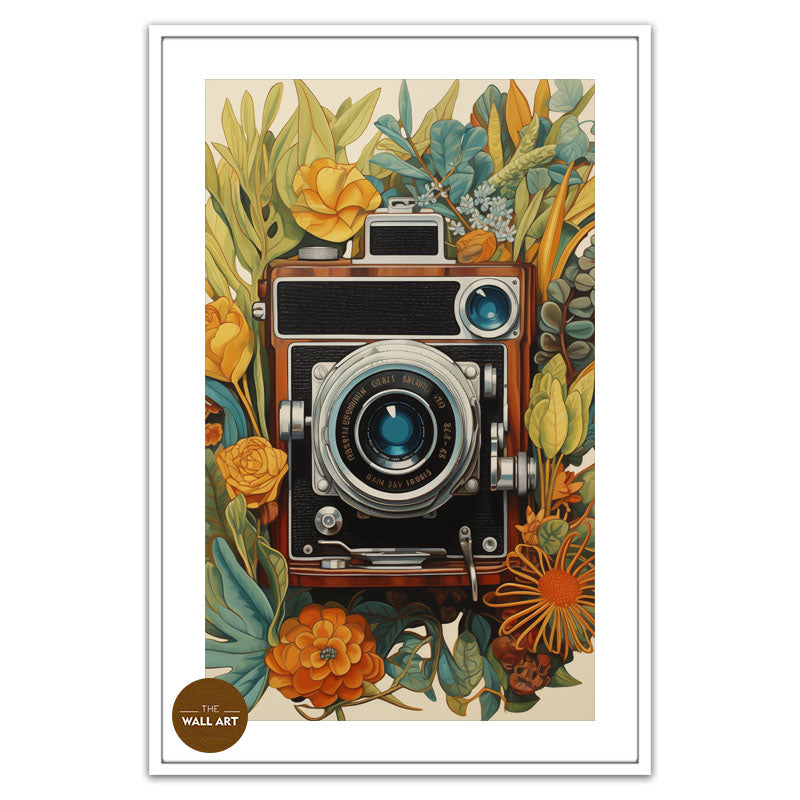 STILL LIFE OF FLOWER CAMERA