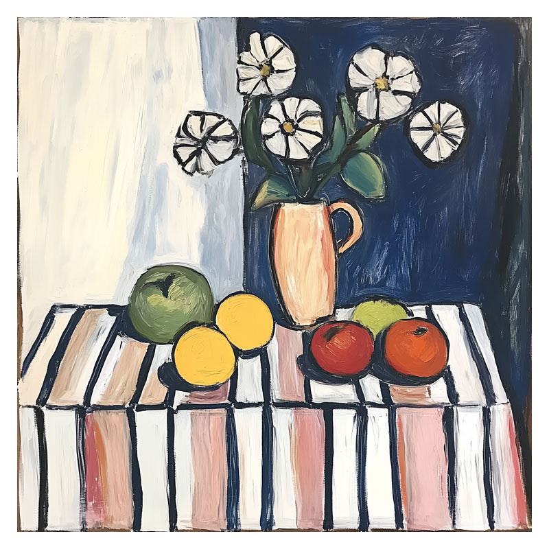 STILL LIFE OF FRUIT AND FLOWERS