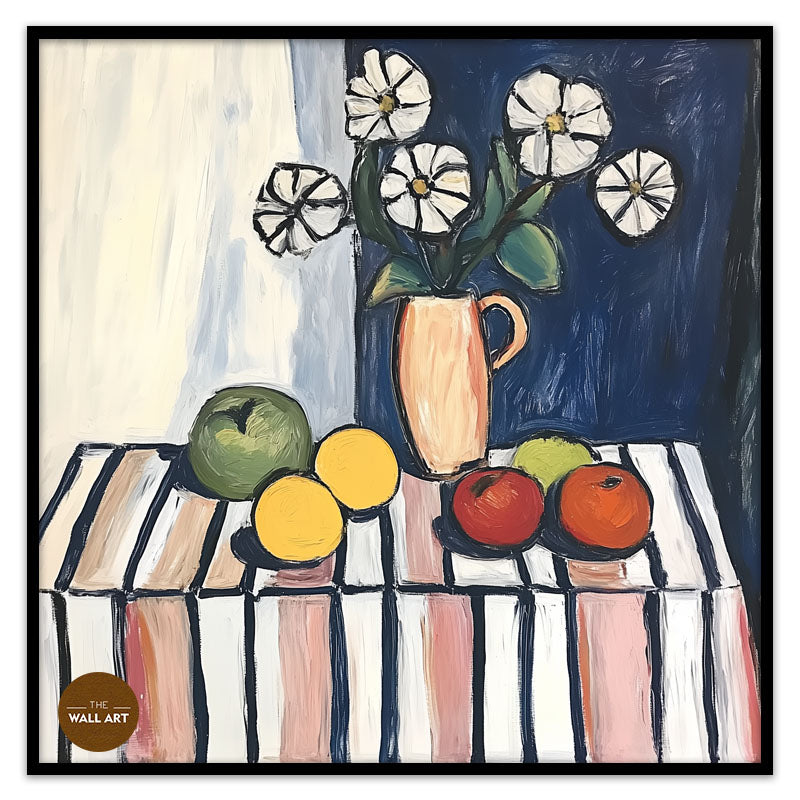 STILL LIFE OF FRUIT AND FLOWERS
