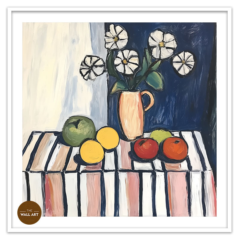 STILL LIFE OF FRUIT AND FLOWERS