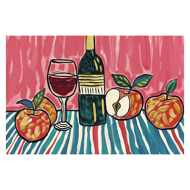 STILL LIFE OF FRUIT AND WINE