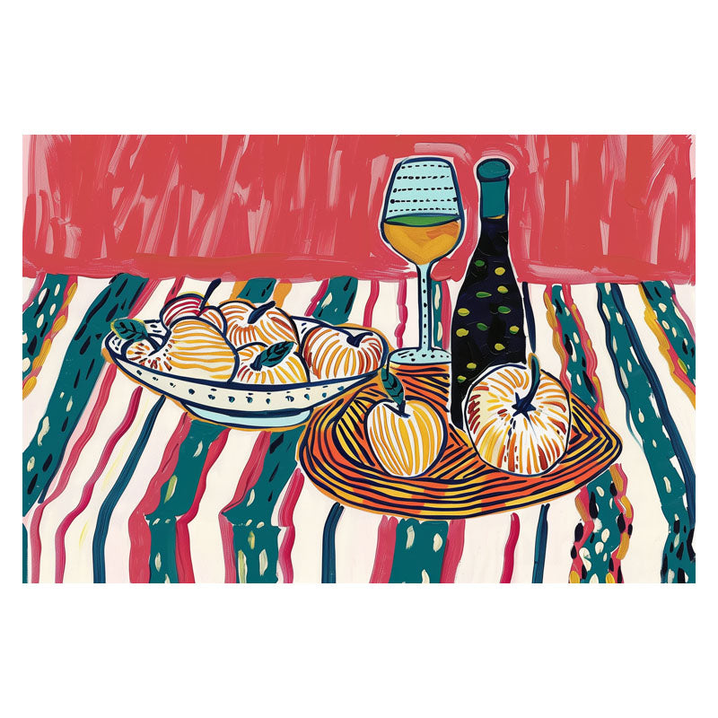 STILL LIFE OF FRUIT AND WINE II