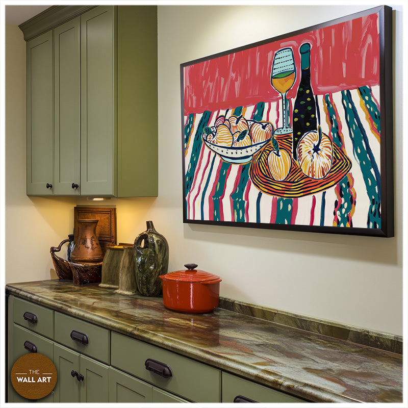 STILL LIFE OF FRUIT AND WINE II
