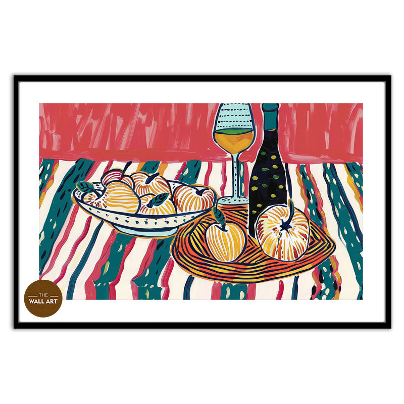 STILL LIFE OF FRUIT AND WINE II