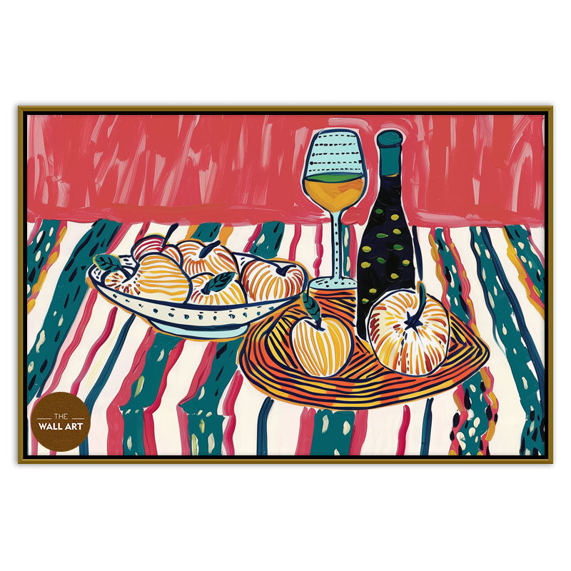STILL LIFE OF FRUIT AND WINE II