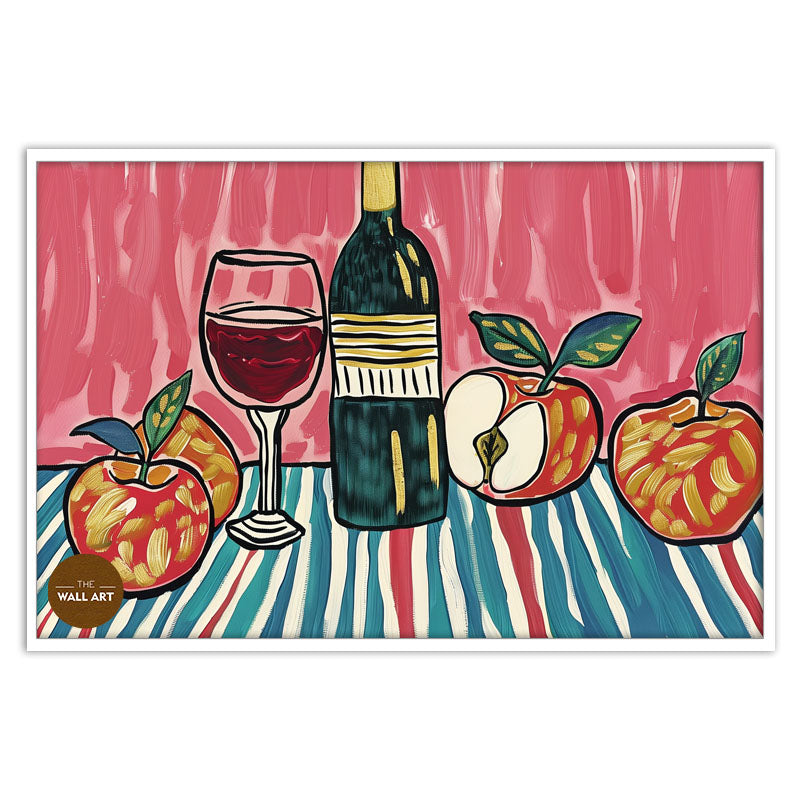 STILL LIFE OF FRUIT AND WINE