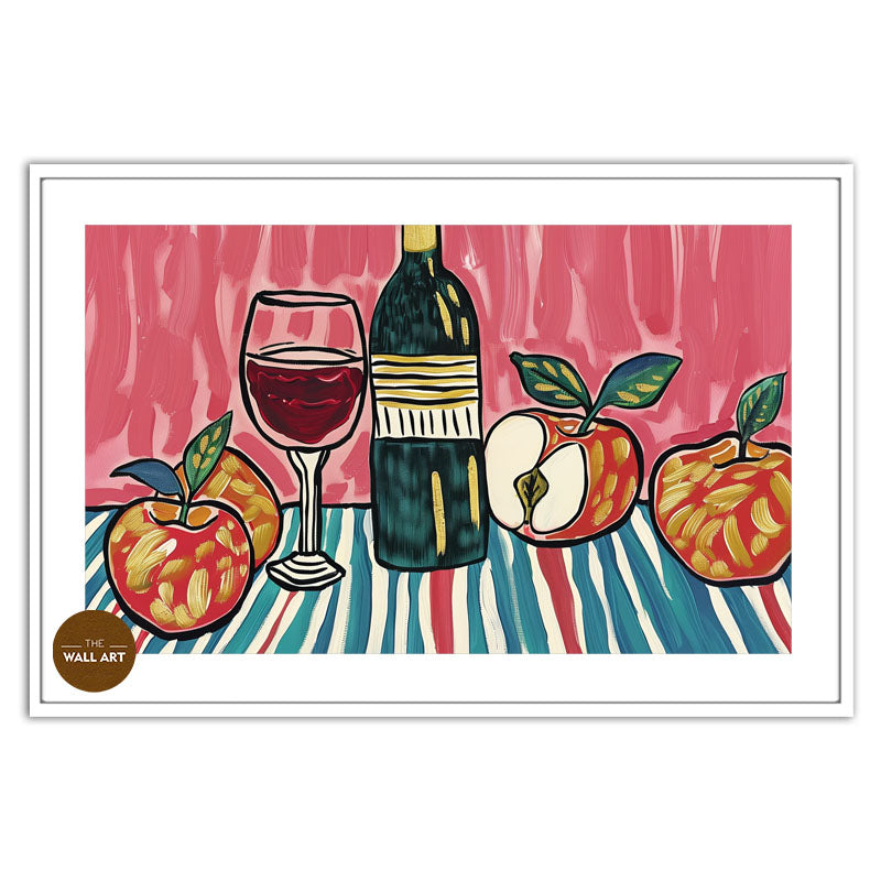 STILL LIFE OF FRUIT AND WINE