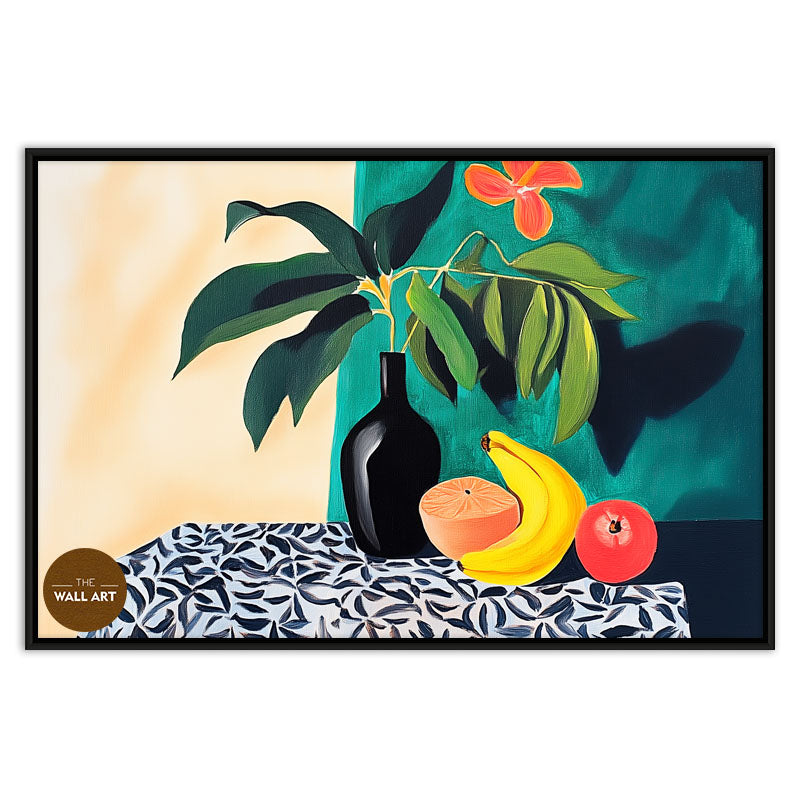 STILL LIFE OF FRUITS AND VASE