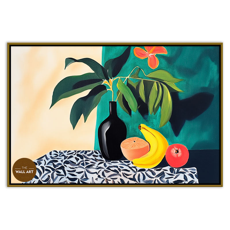 STILL LIFE OF FRUITS AND VASE