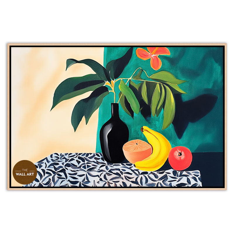 STILL LIFE OF FRUITS AND VASE