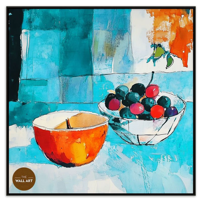 STILL LIFE OF GRAPE BOWL