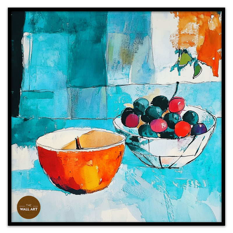 STILL LIFE OF GRAPE BOWL