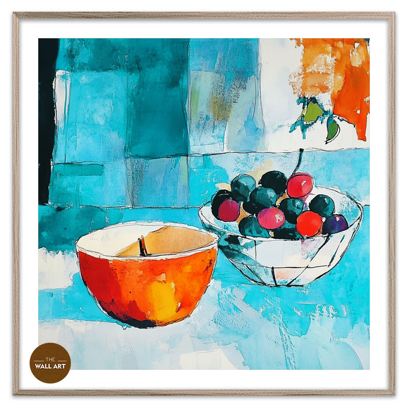 STILL LIFE OF GRAPE BOWL