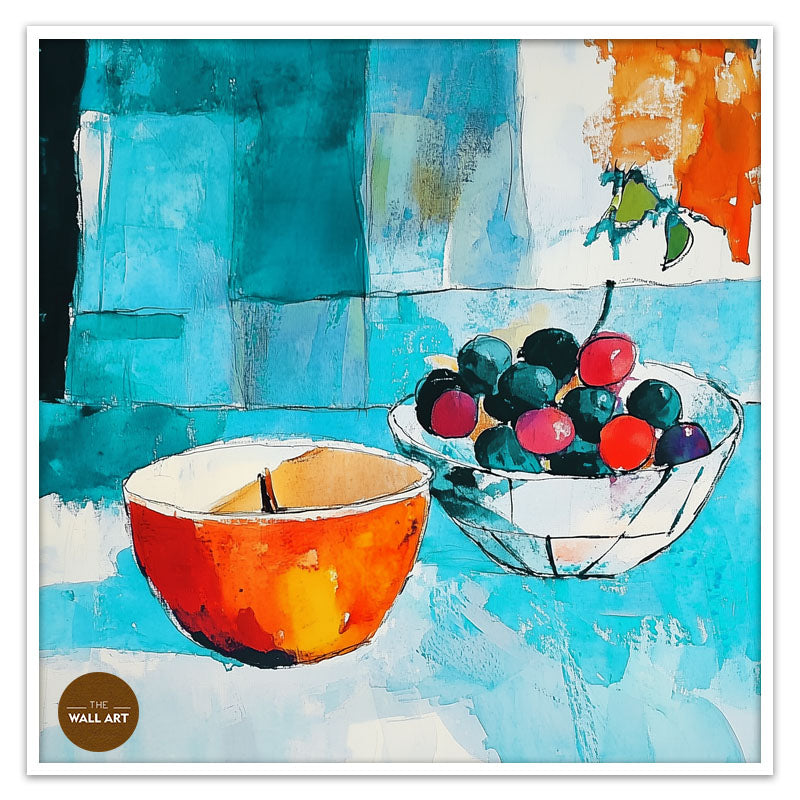 STILL LIFE OF GRAPE BOWL
