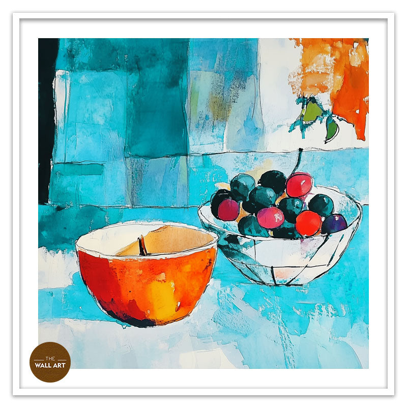 STILL LIFE OF GRAPE BOWL