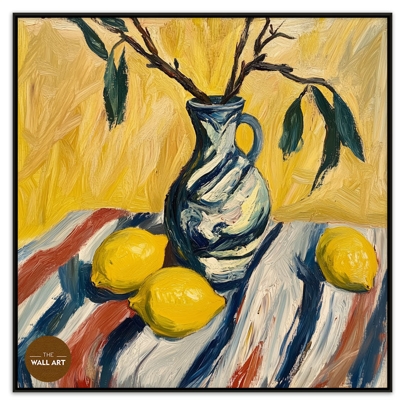 STILL LIFE OF LEMON AND VASE III