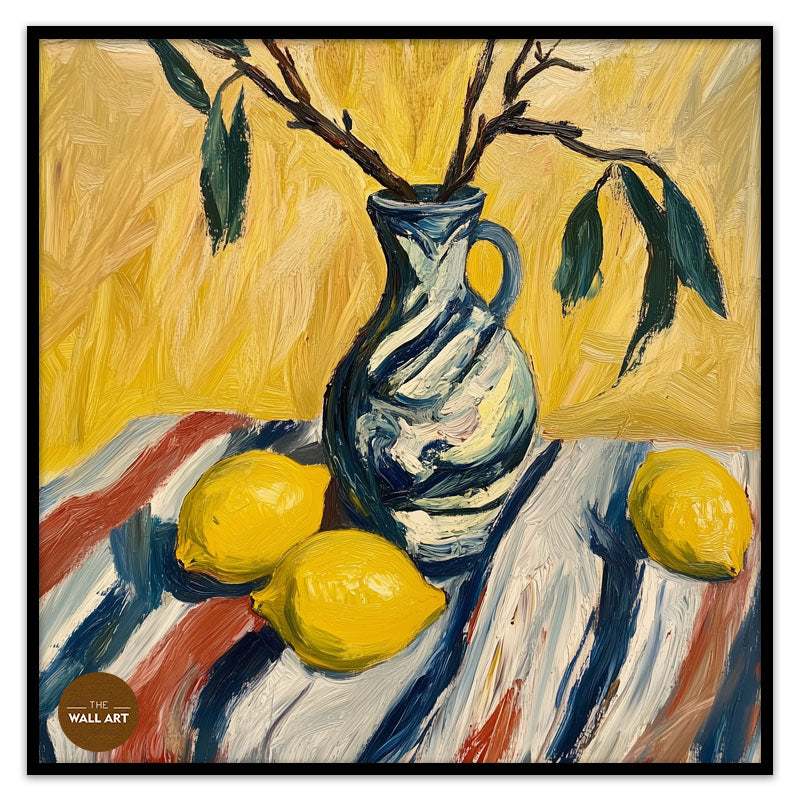 STILL LIFE OF LEMON AND VASE III