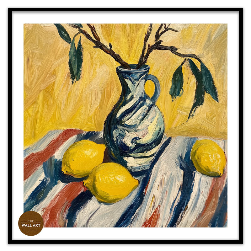 STILL LIFE OF LEMON AND VASE III