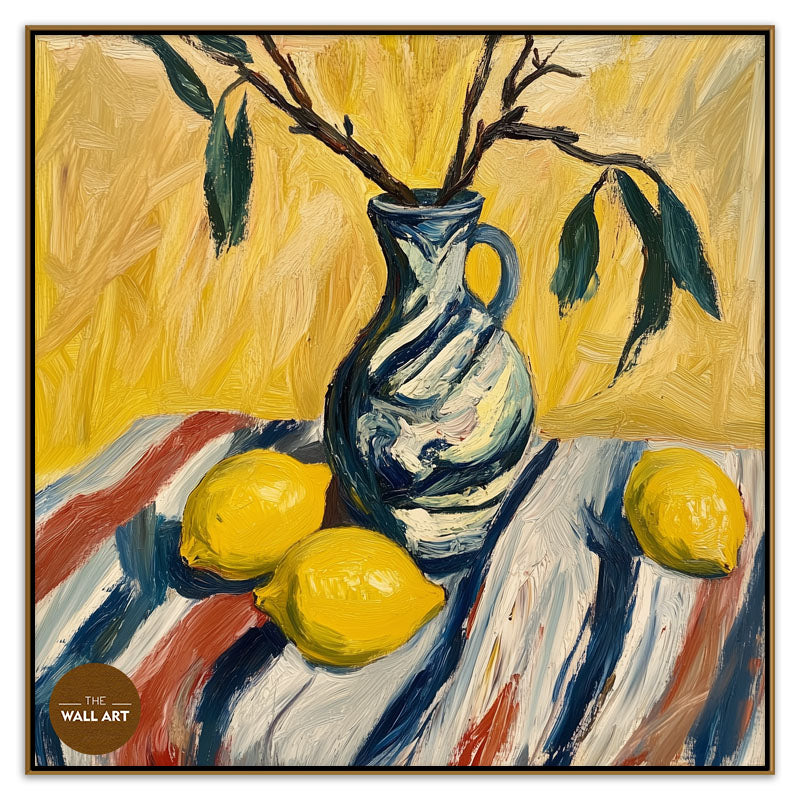 STILL LIFE OF LEMON AND VASE III