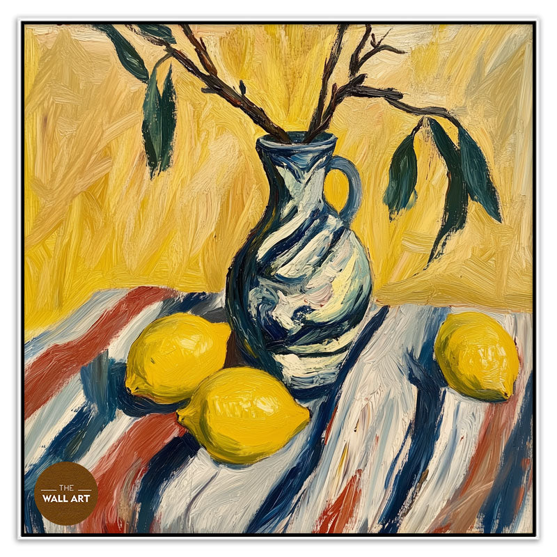STILL LIFE OF LEMON AND VASE III