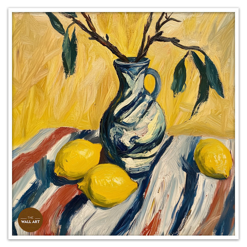 STILL LIFE OF LEMON AND VASE III