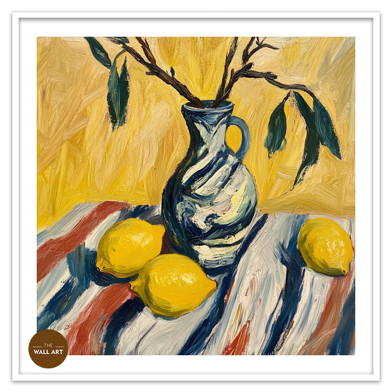 STILL LIFE OF LEMON AND VASE III