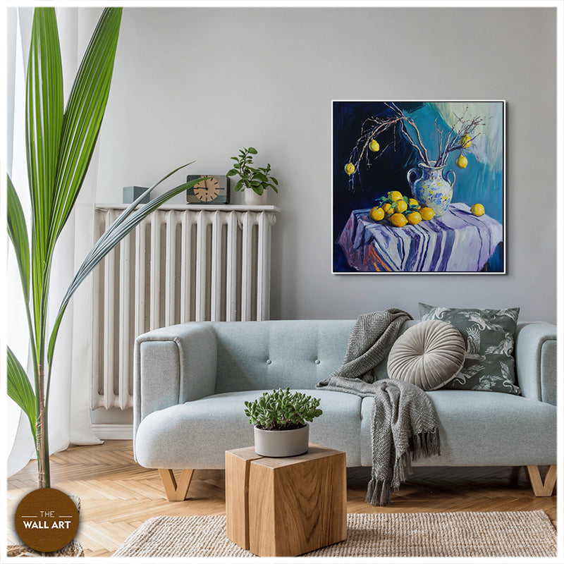STILL LIFE OF LEMON AND VASE II