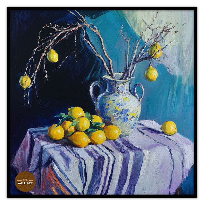 STILL LIFE OF LEMON AND VASE II