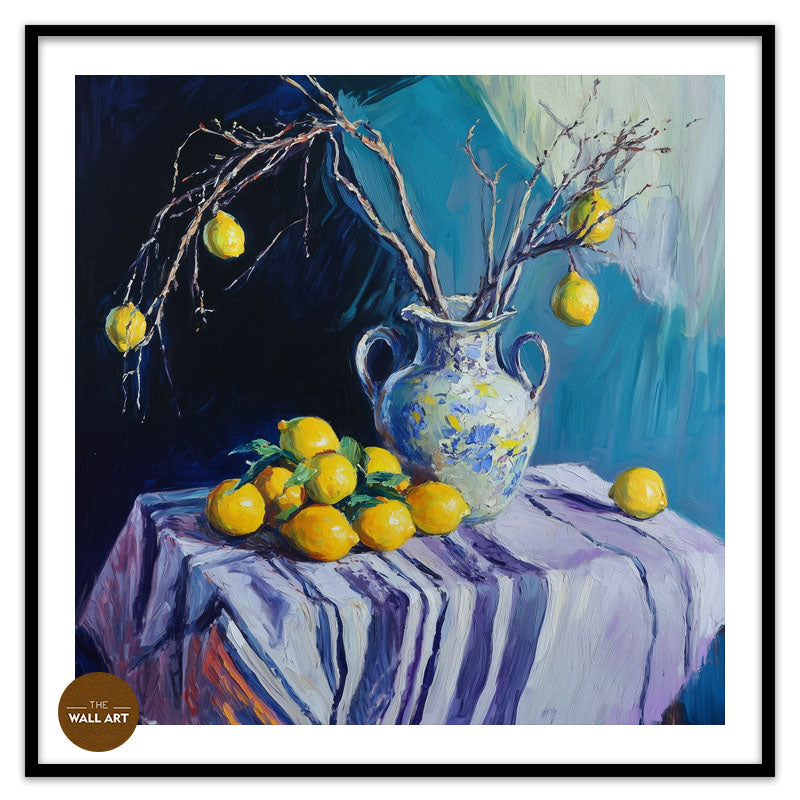 STILL LIFE OF LEMON AND VASE II