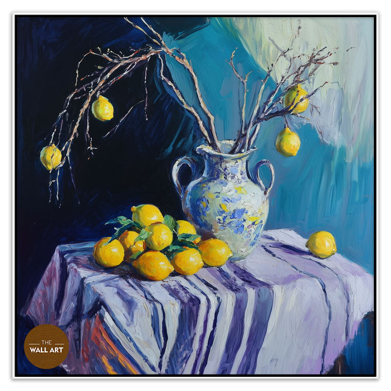 STILL LIFE OF LEMON AND VASE II