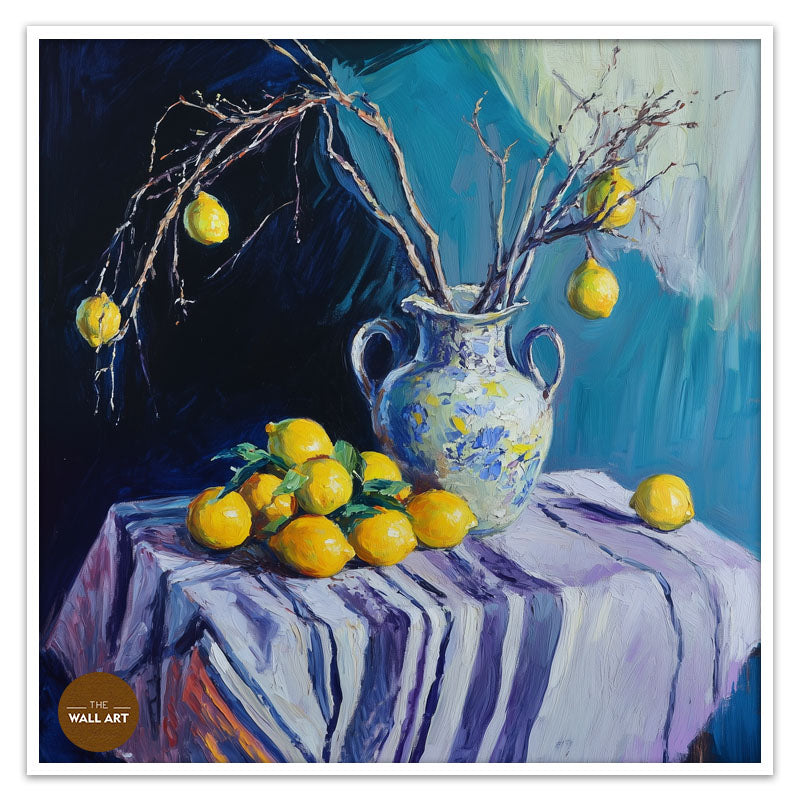 STILL LIFE OF LEMON AND VASE II