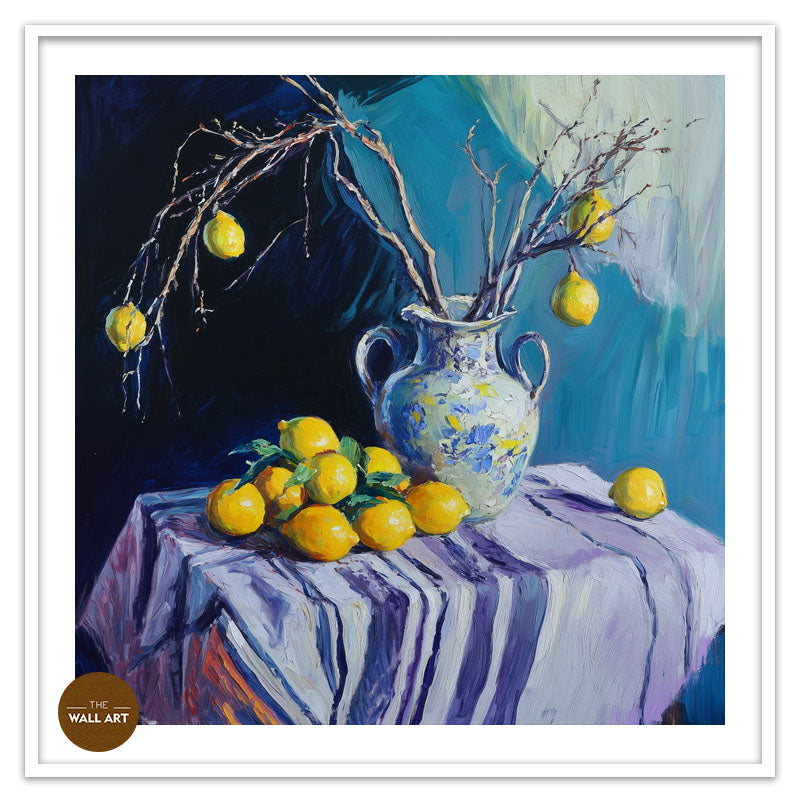 STILL LIFE OF LEMON AND VASE II