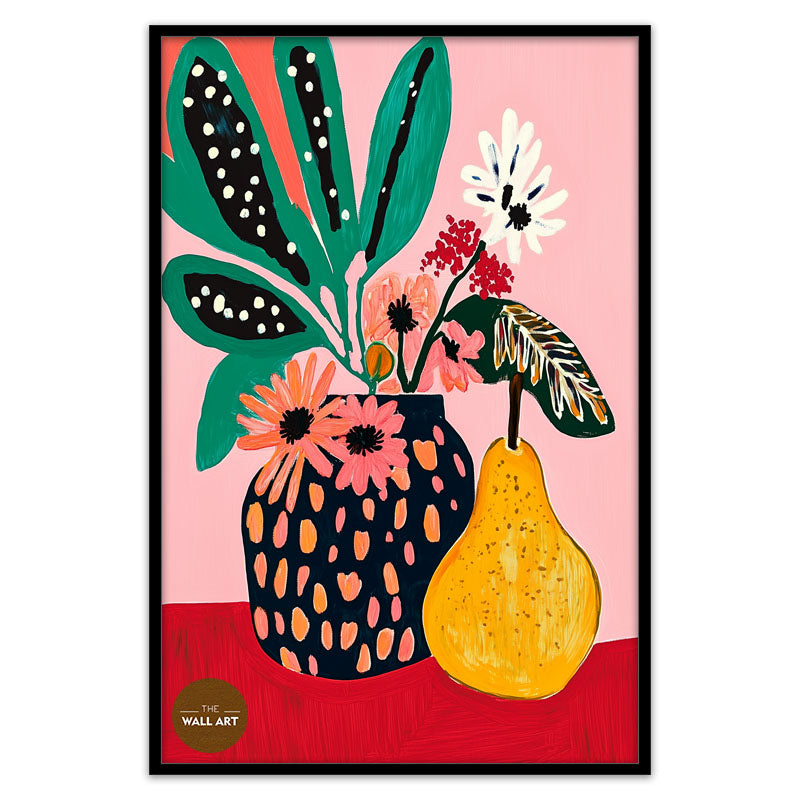 STILL LIFE OF PEAR AND VASE I
