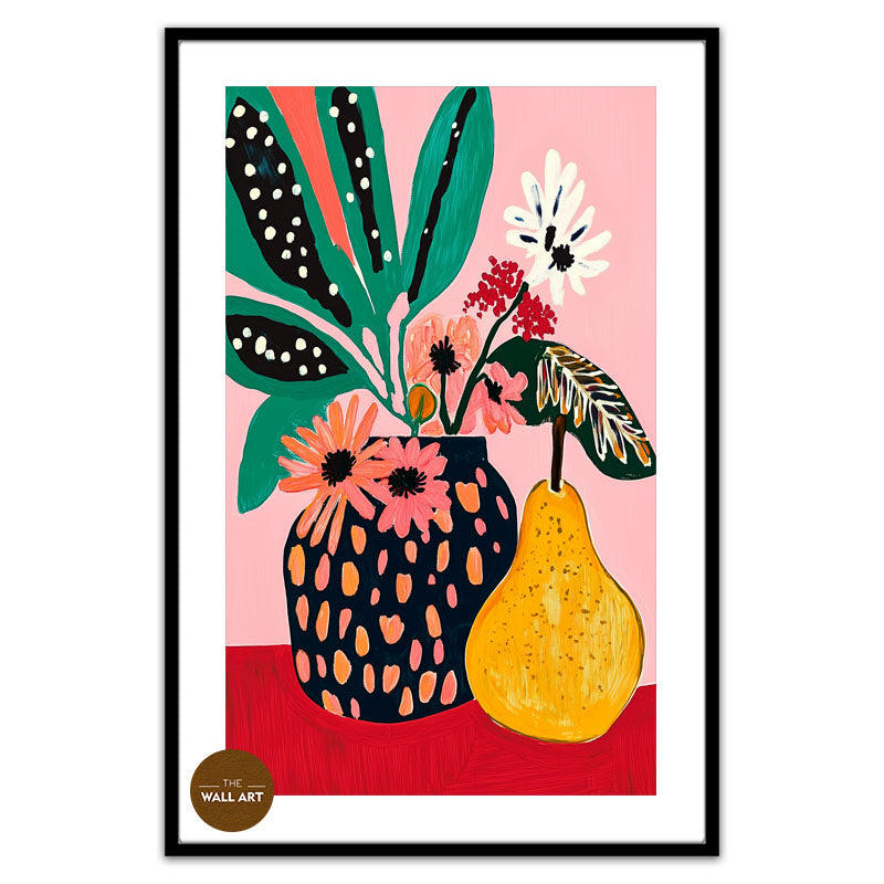 STILL LIFE OF PEAR AND VASE I