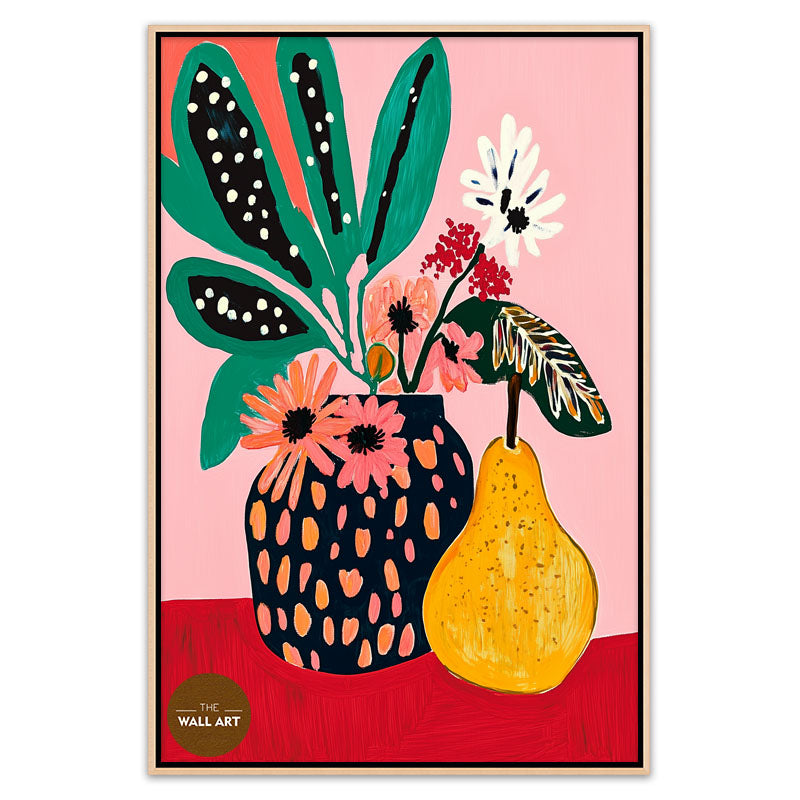 STILL LIFE OF PEAR AND VASE I